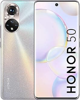 HONOR 50 5G SIM Free Mobile Phones 8GB+256GB with 108MP Camera, 120Hz 6.57" OLED Display, Qualcomm Snapdragon 778G, 66W Super Charging, International Version (Frost Crystal)