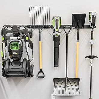 StoreYourBoard Garage Tool Organizer Wall Mount – Heavy Duty Garage Wall Organizer for Garage Organization and Storage, Broom Holder Wall Mount for Gardening Tools & Yard Tools – 64" Holds 600 lbs