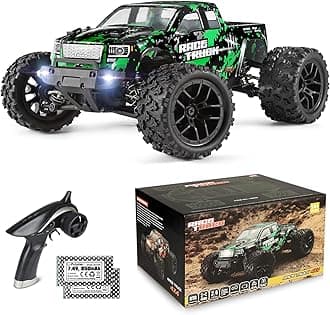 HBX 1:18 Scale All Terrain RC Car 18859E, 30+MPH High Speed 4WD Electric Vehicle with 2.4 GHz Radio Controller, Waterproof Off-Road Truck Included Battery and Charger