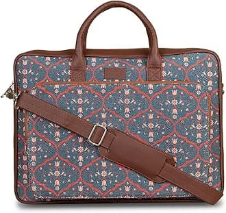 ZOUK Printed Unisex laptop messenger bag for work