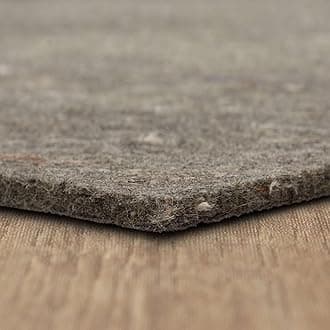 Mohawk Home Non Slip Rug Pad 2' x 3' - 3/8" Thick Felt + Latex Rubber Gripper - Dual Surface Cushion for Hardwood, Carpet, Tile Floors, Made in USA