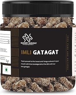 Imli Gatagat Candy | Tamarind Emly gatagat Candy | Khatta Meetha Chulbuli Imli [Jar Pack] (300 Grams (Pack of 1 of 300 Grams))