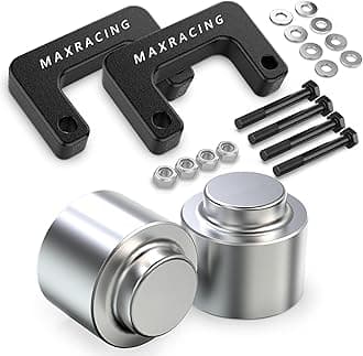 Maxracing 2.5" Front + 2.5" Rear Leveling Lift Kit Compatible with 2007-2020 Chevy Suburban 1500/2007-2013 Chevy Avalanche 1500/2007-2020 Chevy Tahoe / 2007-2020 GMC Yukon 1500 4WD/2WD