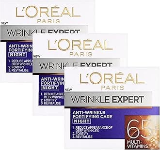 L'Oreal Wrinkle Expert Intensive Care Night 65+ 50 ml (Pack of 3)