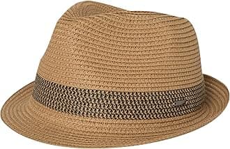 ComhatsUnisex Summer Panama Fedora Trilby Straw Sun Hats for Men Women Safari Beach Hat Packable XS-XXXL