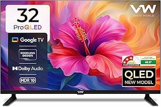 VW 80 cm (32 inches) Pro Series HD Ready Smart QLED Google TV VW32GQ1