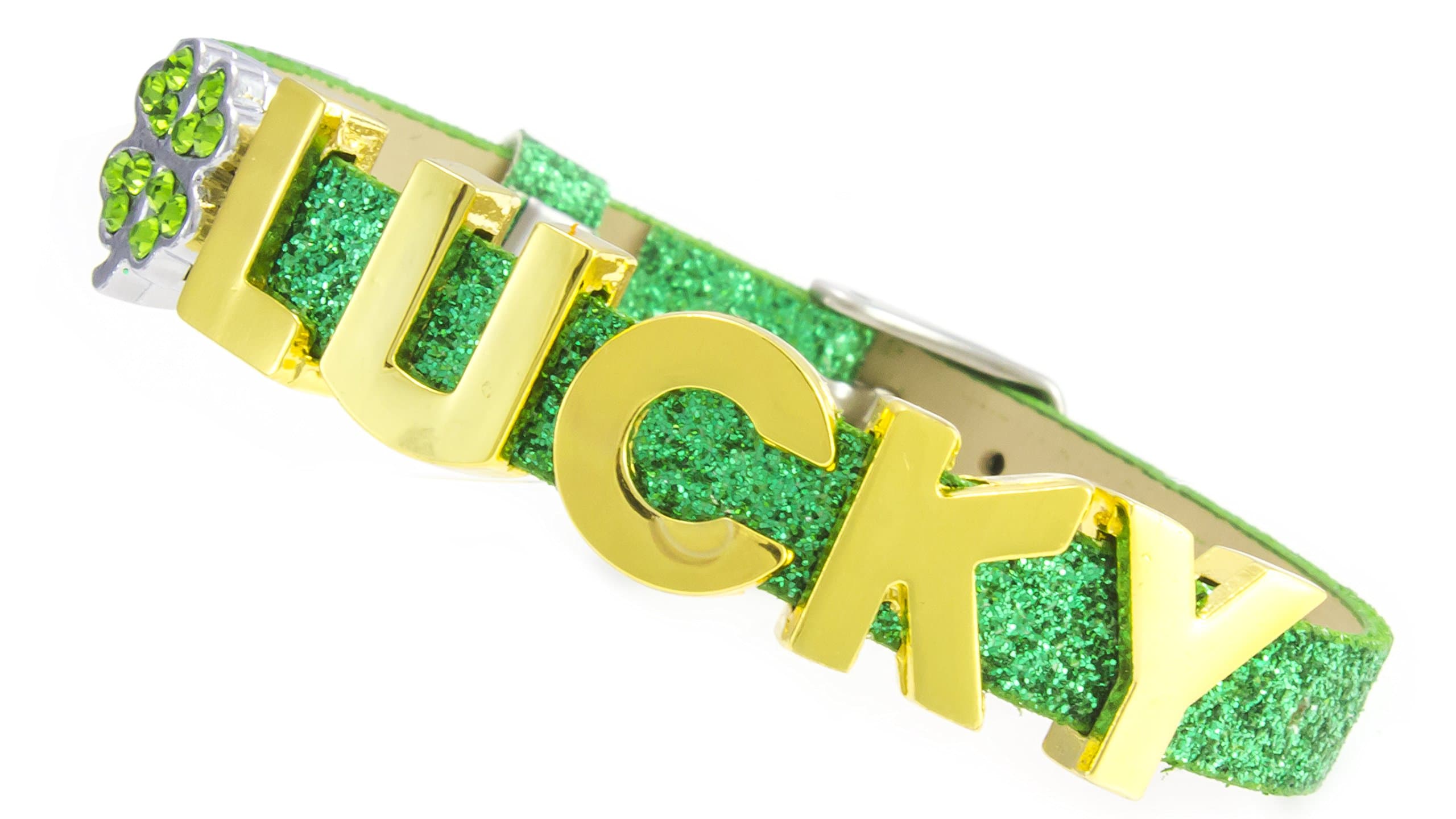 ST. PATRICK'S DAY Glitter Adjustable Bracelet