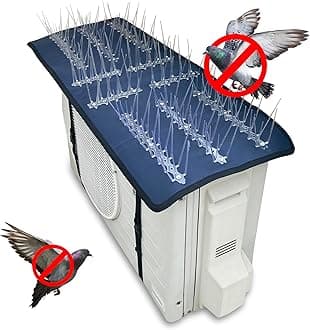 Air Conditioner Cover with Spikes Silicon Bird Spikes for Split AC Outdoor Units,AC Outdoor Protection Cover from Pigeon (Kabootar),Anti Pigeon Spikes Bird Control Spikes for 1.5 & 2 Ton Outdoor