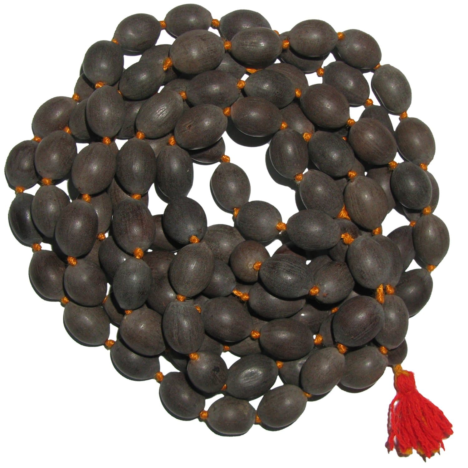 Bala Bharathi Lotus Seed Mala (Black, 1 x 2 x 8 cm)