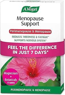 Menopause Support | for Perimenopause, Menopause & Postmenopause Symptoms | Menopause Supplement with Soy Isoflavones, Magnesium & Hibiscus | 30 Tablets