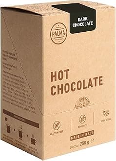 PALMA Italian Hot Chocolate Sachets - Dark Chocolate | 250g (10 Servings)