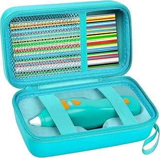 ANKHOH Case Compatible with 3Doodler Start+ Essentials (2023) for 3D Pen Set for Kids, Storage Organizer Holder for Printing Filament Refill and USB Charger (Box Only)