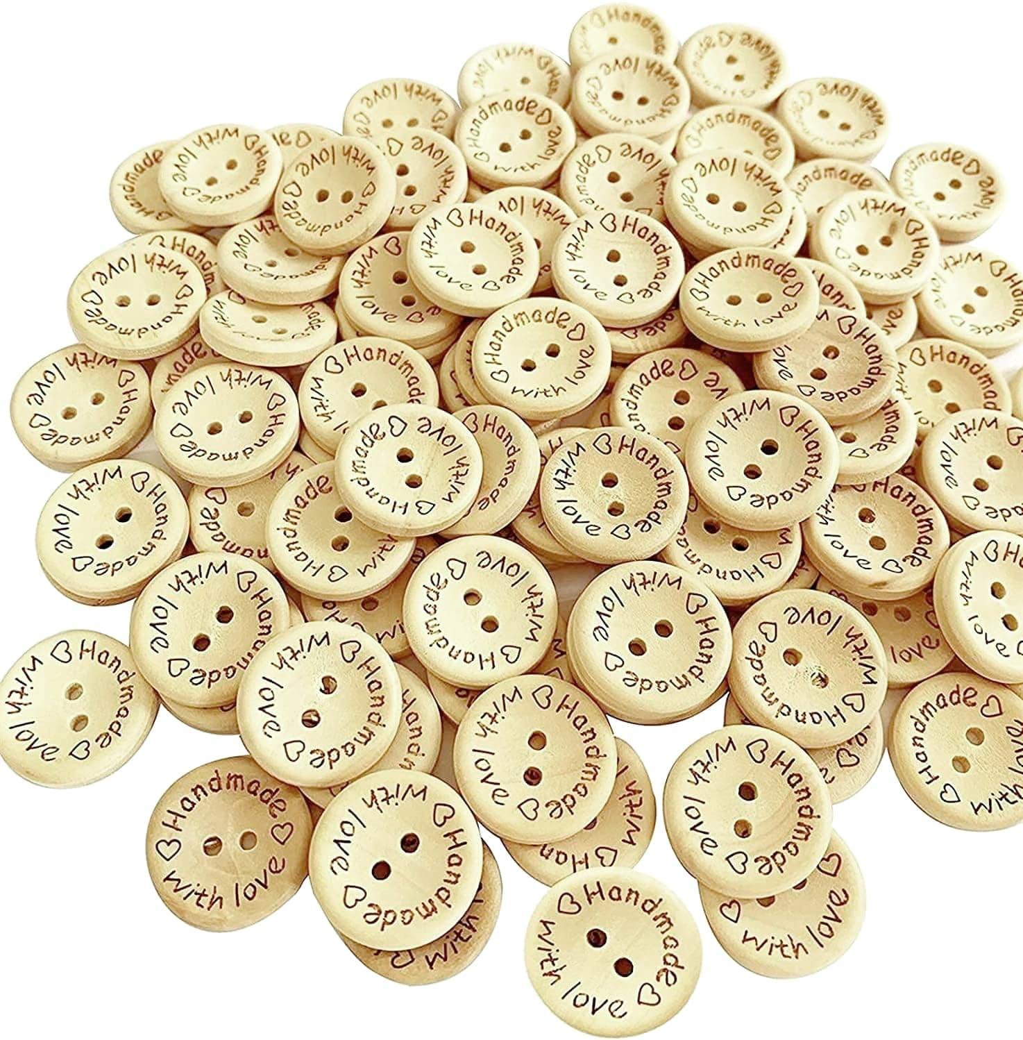 Wood Buttons for Sewing