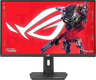ASUS ROG Strix XG27ACS USB Type-C Gaming Monitor: 27-inch 2560x1440, 180Hz (Above 144Hz), 1ms (GTG), Fast IPS, Extreme Low Motion Blur Sync, USB Type-C, G-Sync compatible, tripod socket - Black