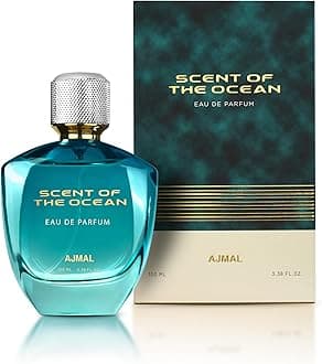 Ajmal Scent of the Ocean Unisex Perfume | 100ml Eau De Parfum for Man & Woman | Perfume with Citrus, Aquatic & Floral Notes | Woody Musky Cologne for Men | Versatile Office/Work Perfume Spray
