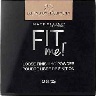 Fit Me Loose Setting Powder, Face Powder Makeup & Finishing Powder, Light Medium, 1 Count