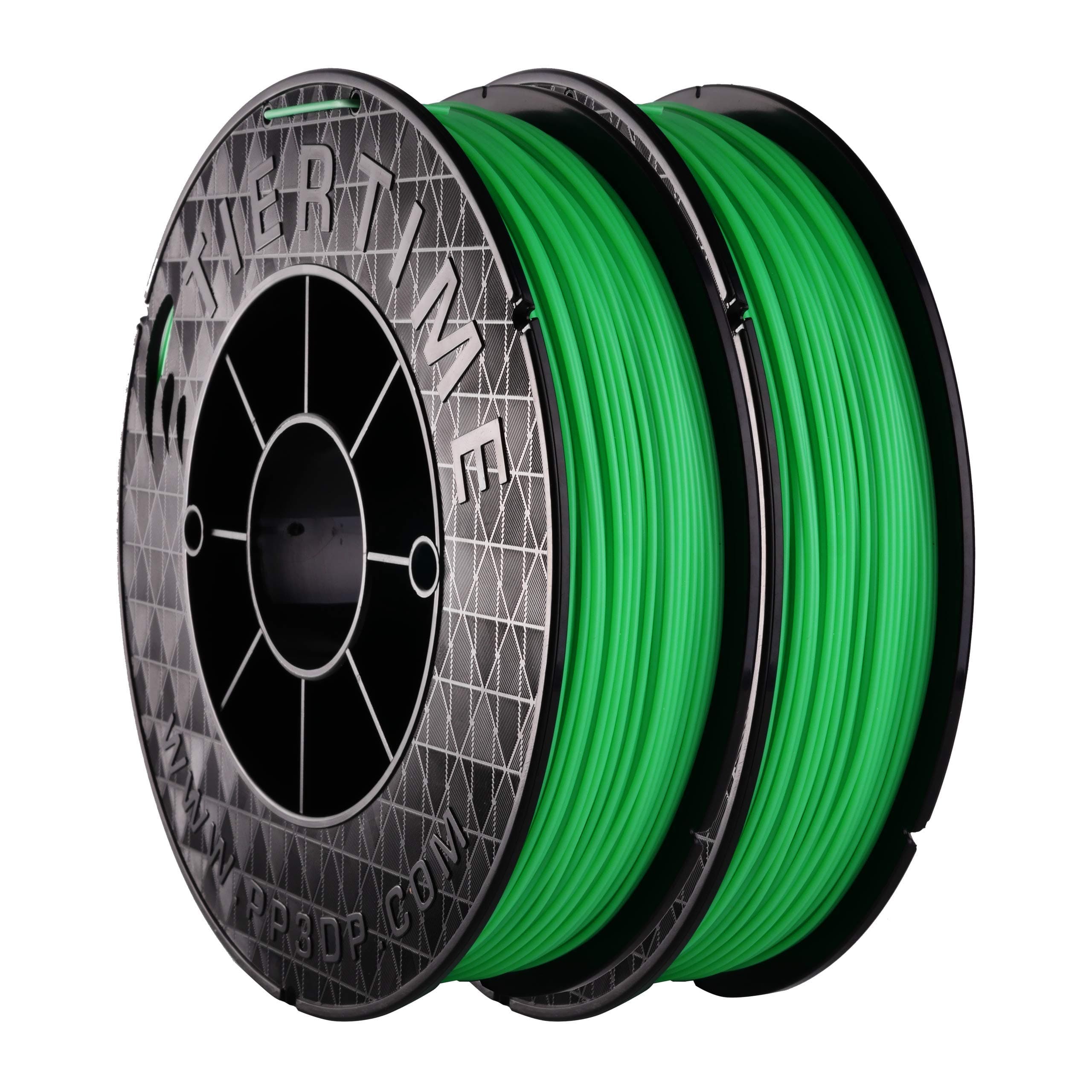 UP Fila Premium ABS 3D Printer Filament, Low Odor, Consistent 1.75mm Diameter,1KG (500gĆ2 Spools), Green
