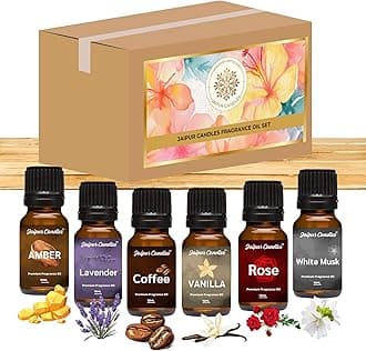 Fragrance Oils Set | 15mlx6 | Aroma Oil for Home Fragrance | Best for Aromatherapy | Use in Diffusers, Candles, Air Fresheners, Oils (Pack of 6, 15ml)