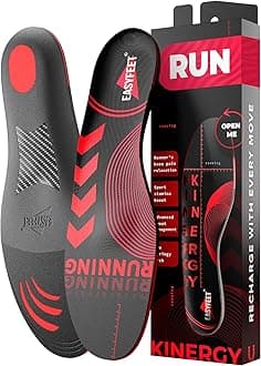 EASYFEET Arch Support Insoles for Sport - Sport Insoles - Running Accessories for Women and Men - Knee Support & Knee Pain