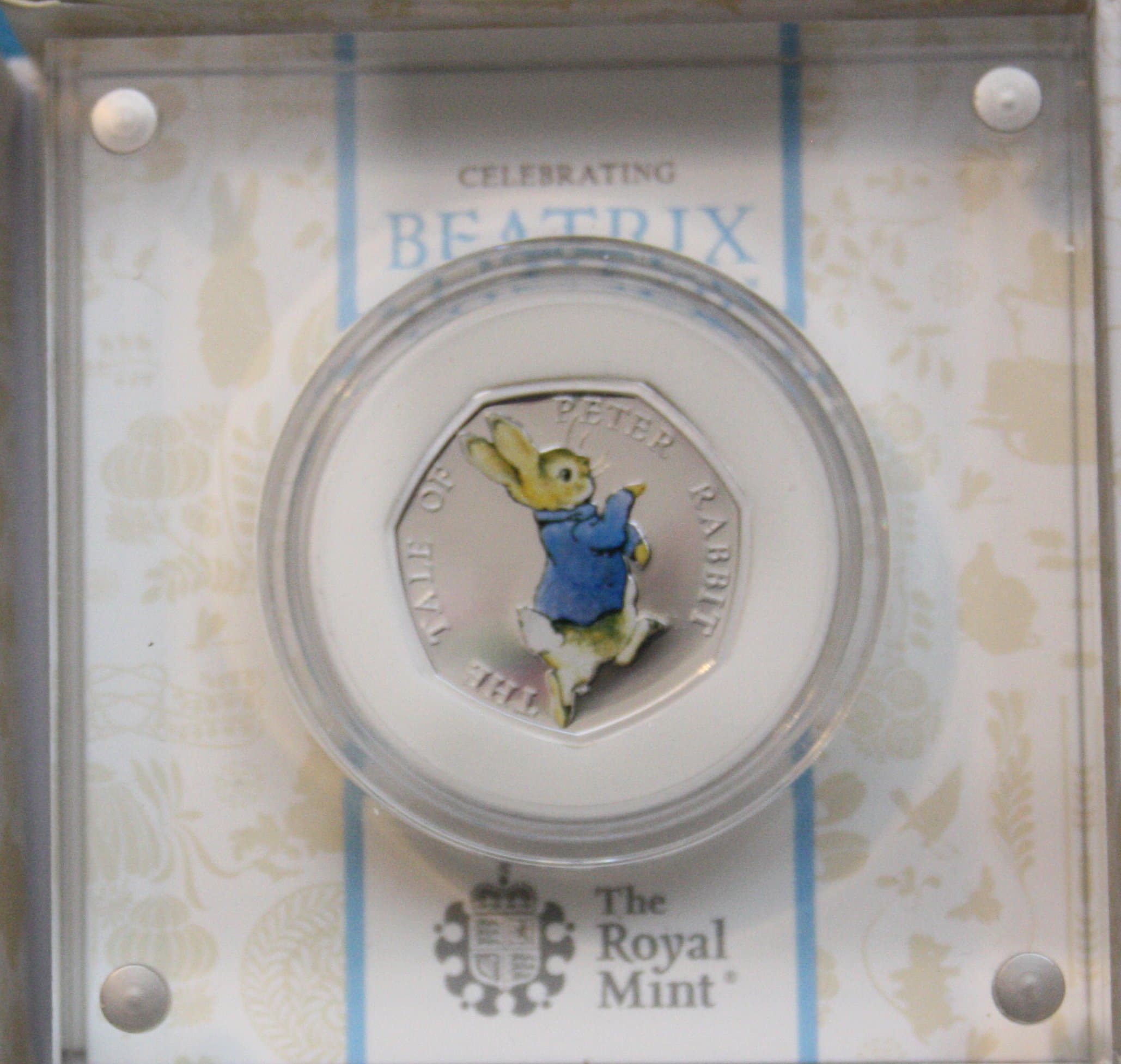 2017 Peter Rabbit Silver Proof Coin Beatrix Potter Series Sold Out At The Royal Mint