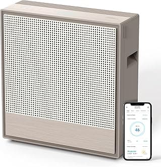 COWAY Air Purifiers for Home Large Room Up to 1,860 ft², Washable Pre-Filter and HEPA Filter for Smoke, Allergies, Pet Dander, Odor, AQI, App Control, Smart, 3yr Warranty, Airmega 250S Wifi