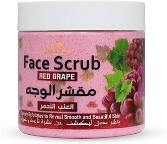 ECOLYTE+ Face Scrub La Parisienne, Deeply Exfoliates, Reveal Smooth & Beautiful Skin, Exfoliating Scrub, Facial Exfoliant, Moisturizing, Glowing Skin - (Red Grape, 500 ml)