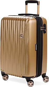 SwissGear 7272 Energie Expandable Hardside Luggage - Carry-On 19-Inch Gold