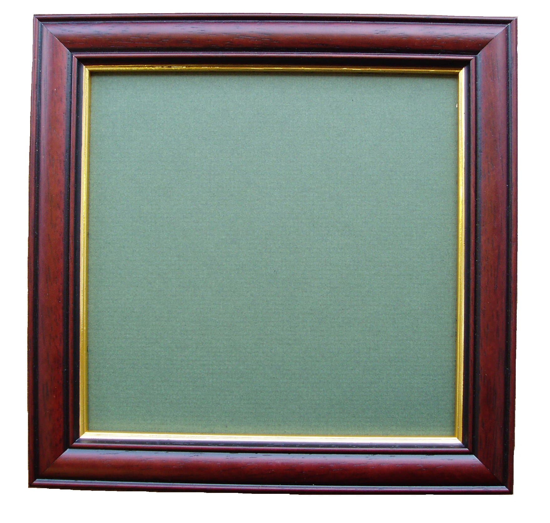 Golf Ball Marker Display Frame - For 49 Flat Magnetic Markers - Dark Brown - Wall Hanging Only