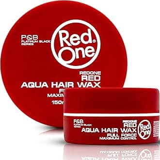Hair Styling Wax Red 150 ml | Edge Control | Hair Gel Wax | Ultra Hold | Strawberry Scent | Men & Women Hair Wax | Maximum Control
