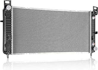 34" Core Radiator Complete Assembly Compatible with 2001-2006 Yukon XL 1500 6.0L 2000-2012 Yukon XL 1500 5.3L 2000-2013 Yukon XL 2500 6.0L 2423