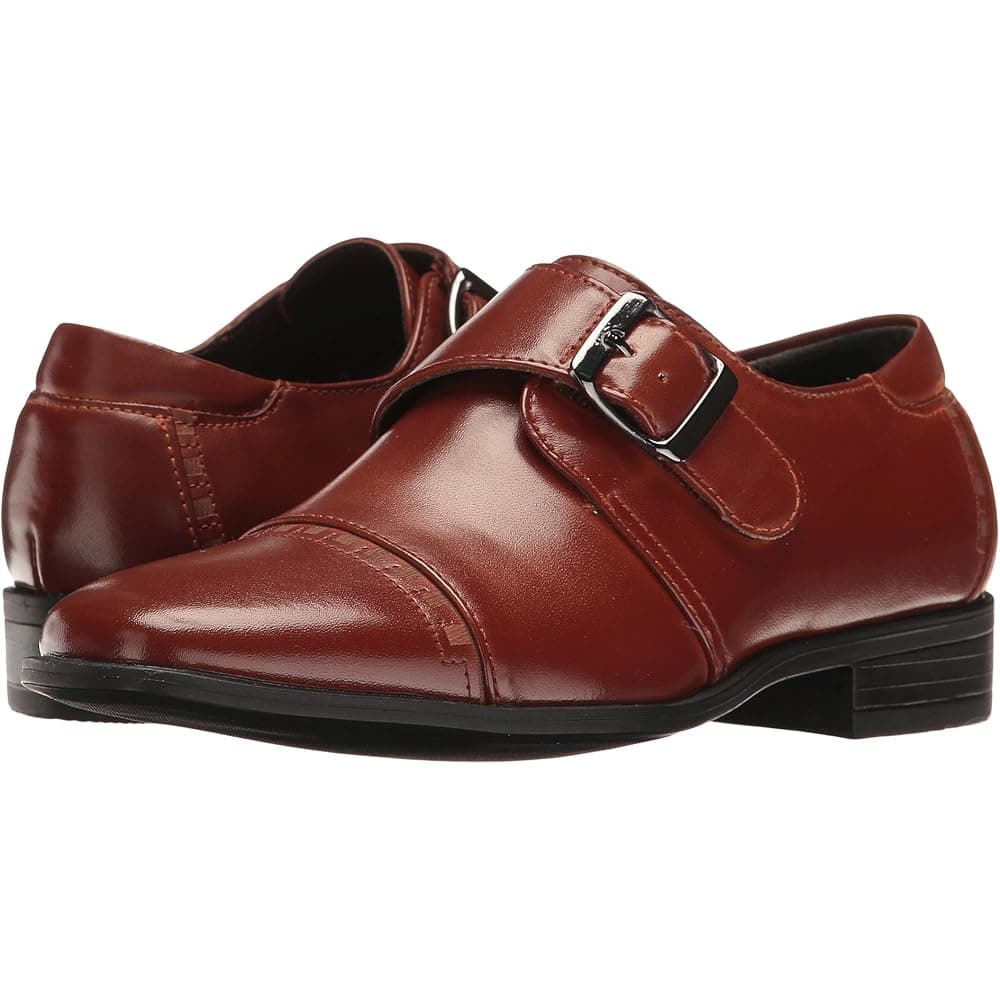 Macmillian - Cap Toe Monk Strap (Little Kid/Big Kid)