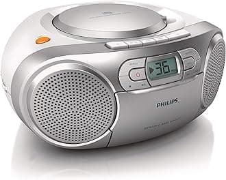 AZ127/12 Portable Stereo (CD Player), Silver