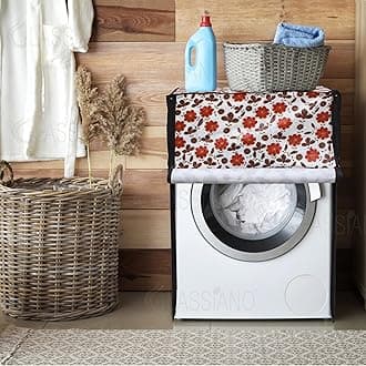 Glassiano Fully Automatic Front Load Waterproof Washing Machine Cover for Samsung/ IFB/ LG/ Godrej/ Whirlpool/ Bosch/ 5 kg, 5.2 Kg, 5.5 Kg