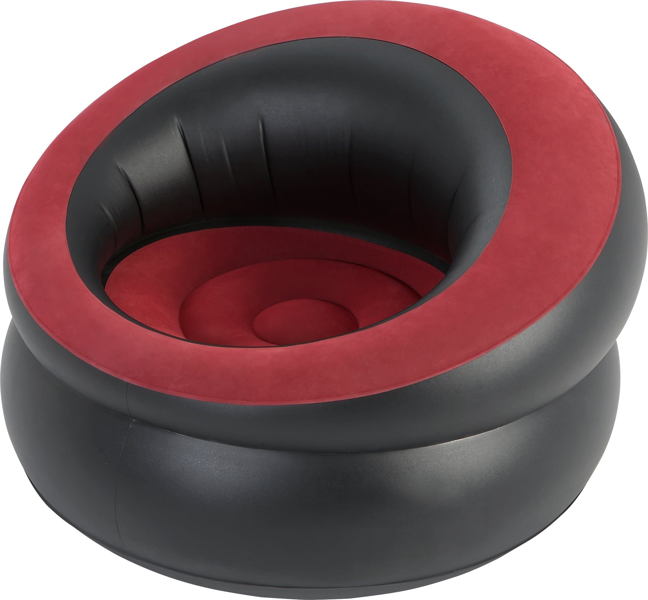Inflatable Chair Flocked Modern Funky design