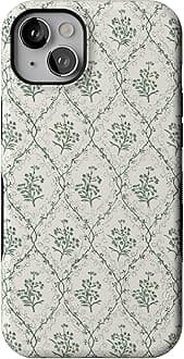 Casely iPhone 14 Case | Sage Tapestry | Floral Vines | Compatible with MagSafe | Bold Protective Design