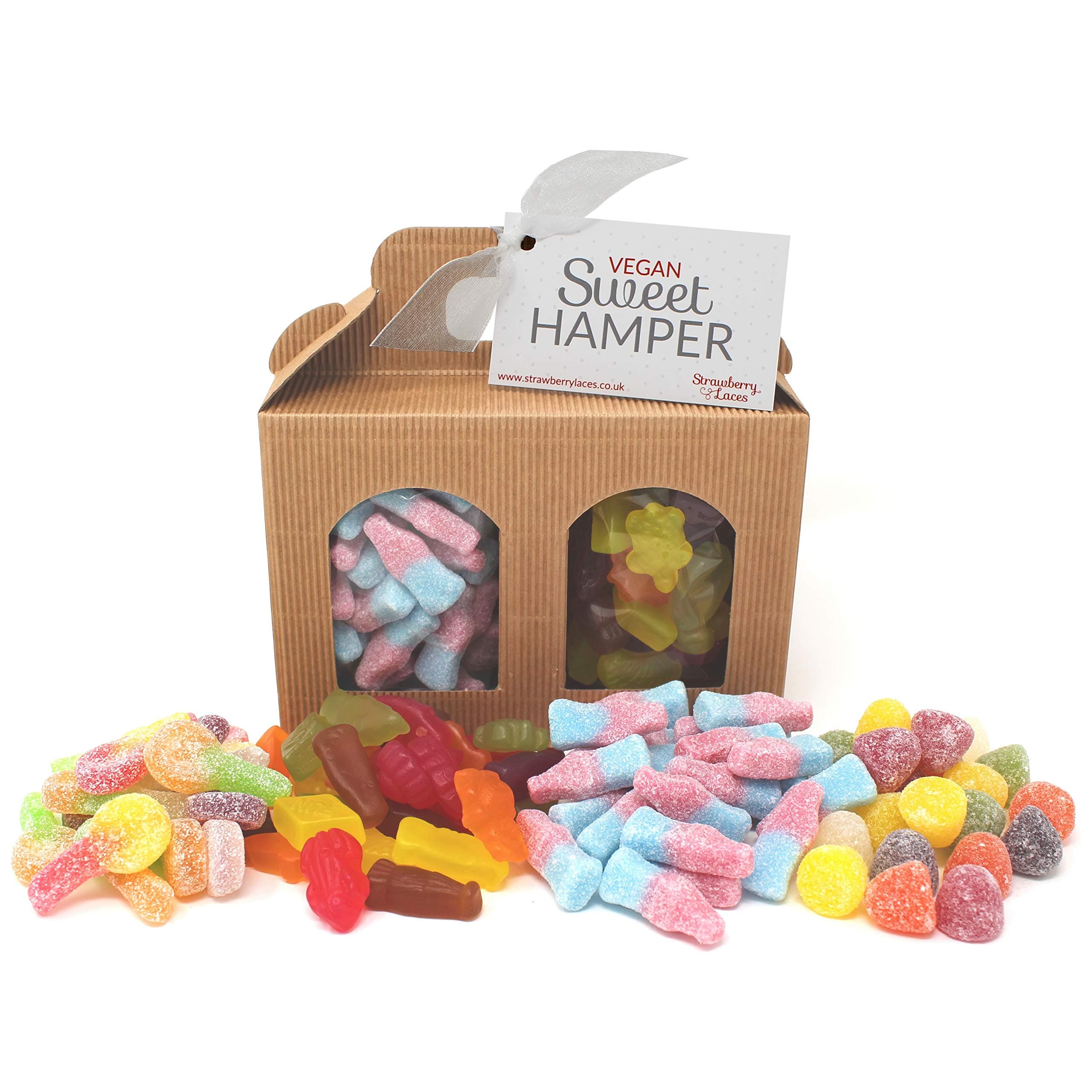 Vegan Sweet Hamper Box Small, Vegan Sweets Gift for Easter, Birthday, Valentine's, Mothers & Father's Day, Christmas and More
