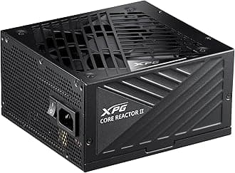 XPG CORE REACTOR II - Workstation Power Supply Unit - Stable Power Delivery & Quiet Operation - Fully Modular Cable Design & 80+ Gold Certified - Overvoltage Protection - ATX 3.0 Gold 1000 Watt VE