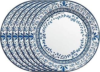Corelle 6-Piece Chip Resistant Dinnerware Set, Glass, Portofino