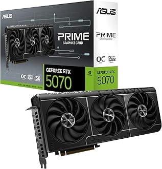 ASUS SFF-Ready Prime GeForce RTX™ 5070 OC Edition 12GB GDDR7 (PCIe® 5.0, 12GB GDDR7, HDMI®/DP 2.1, 2.5 slot, Axial-tech fans, Dual BIOS)