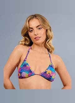 Kiniki Women's Tan Through Bikini Top Swimwear (5th Generation)