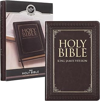 KJV Large Print Thumb Index Edition: Brown