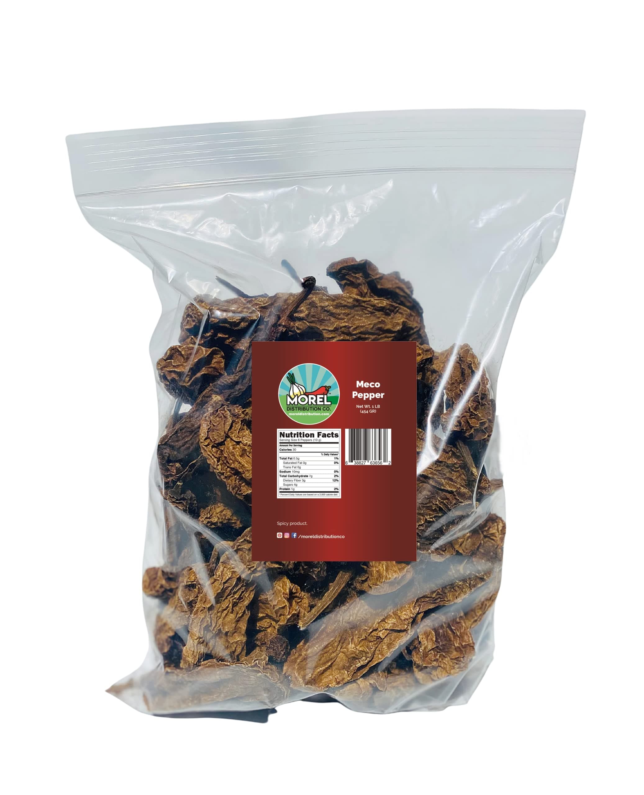 Dried Chile Chipotle Meco Pepper // Weights: 4 Oz, 8 Oz, 1 Lb, 2 Lbs, 5 Lbs, 10 Lbs! (1 Lb)