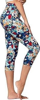 Conceited High Waisted Ultra Soft Leggings for Women - Capri Length and Biker Shorts - Available in Plus Size