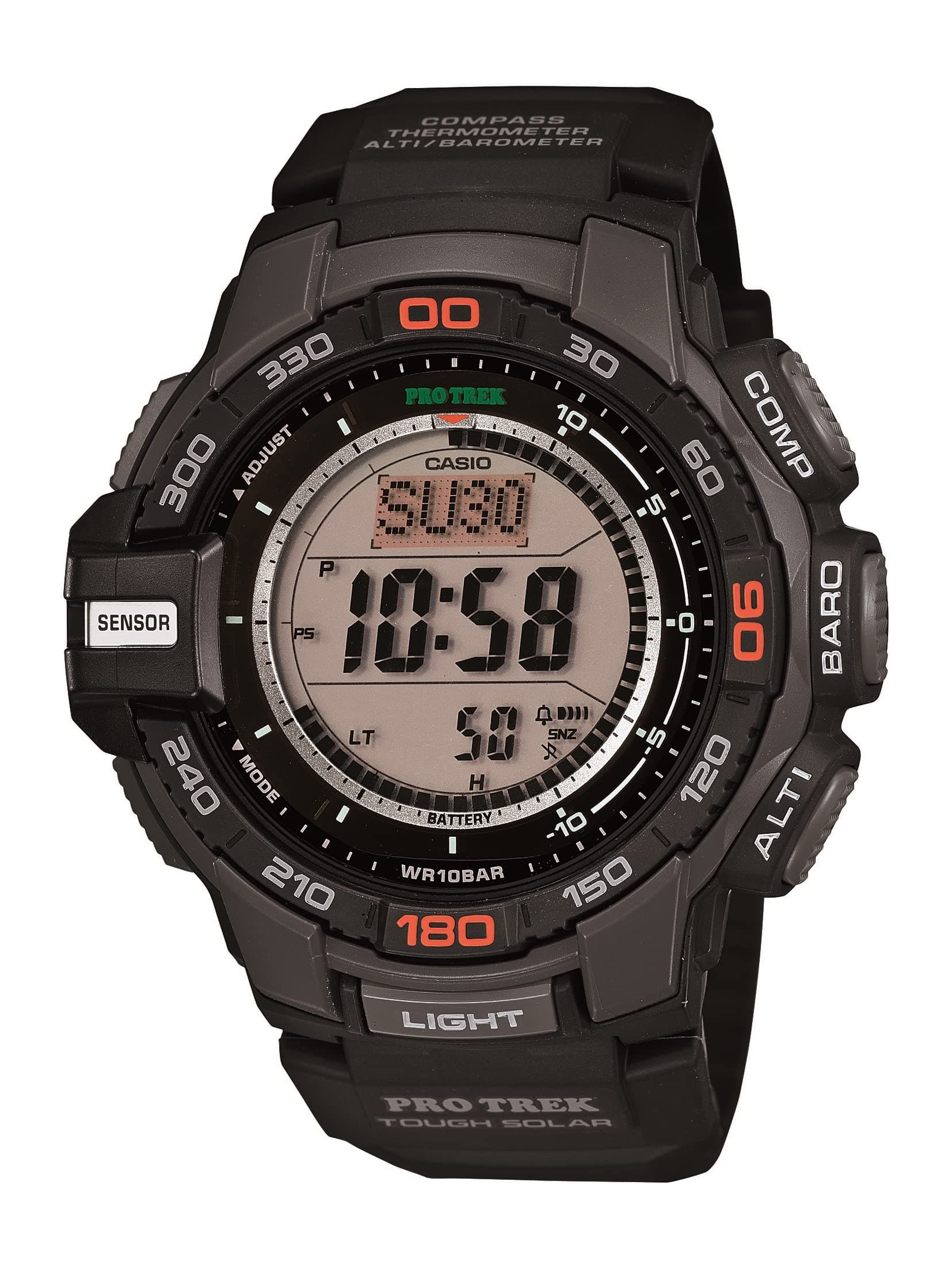 Casio Protrek Triple Sensor Digital Grey Dial Men's Watch PRG-270-1DR(SL71)