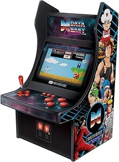 My Arcade Data East Mini Player - 10 Inch Mini Arcade Machine -34 Retro Games Included - Heavy Barrel, Caveman Ninja, and More - Licensed Collectible DGUNL-3200.