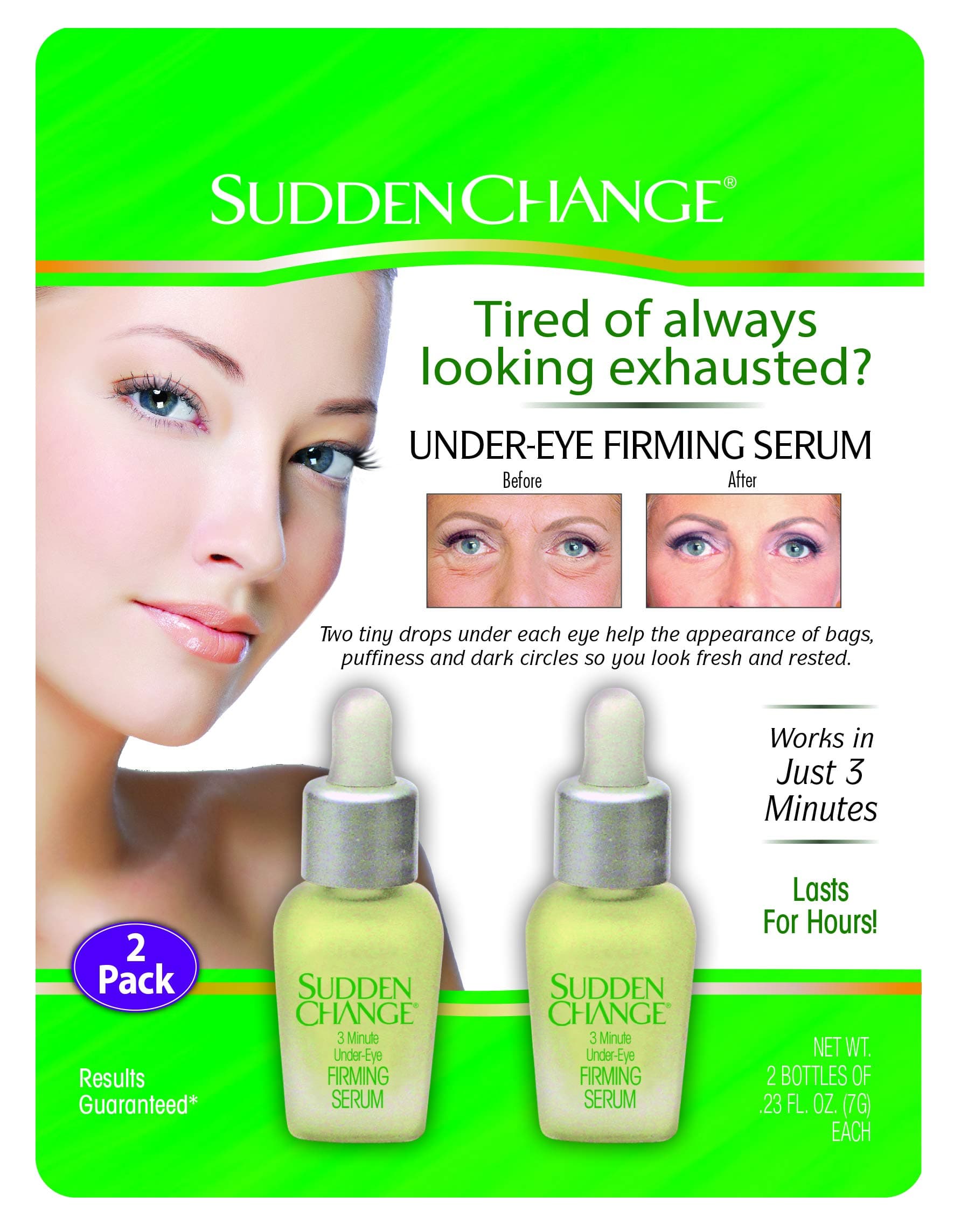 Sudden ChangeUnder-Eye Firm Serum 0.23oz (2 Pack)