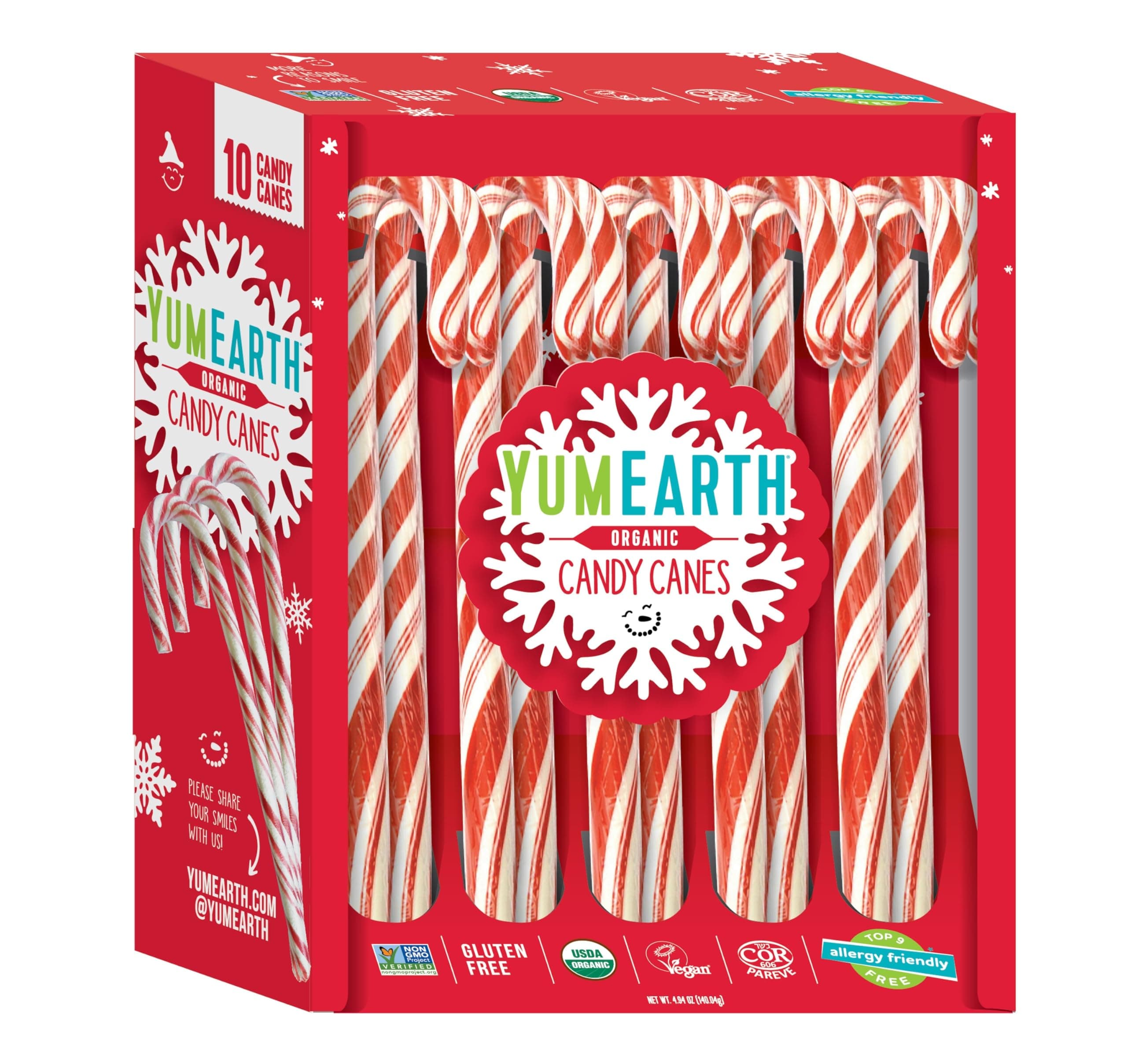 YumEarth Organic Candy Canes, Full Size