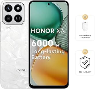 HONOR X7c Dual SIM 16GB(8+8) RAM 256GB Moonlight White 4G - Middle East Version