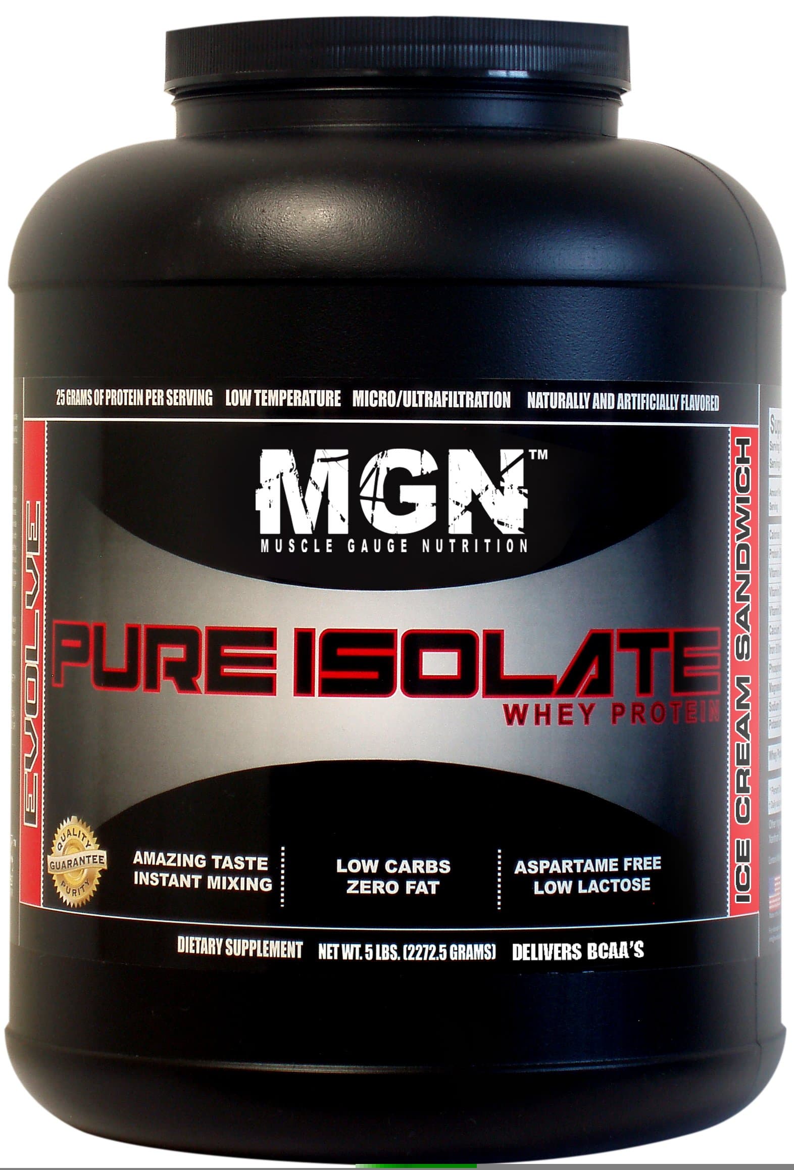 MGN Whey Protein Isolate 5lb Ice Cream Sandwich