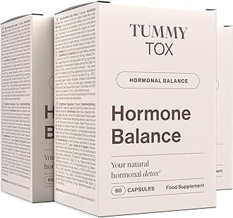 Hormone Balance - Estrogen Detox for Women with Iodine, Chinese Angelica, Bladderwrack with Chlorella and Lemon Balm - 3 Month Supply Capsules by Tummy Tox